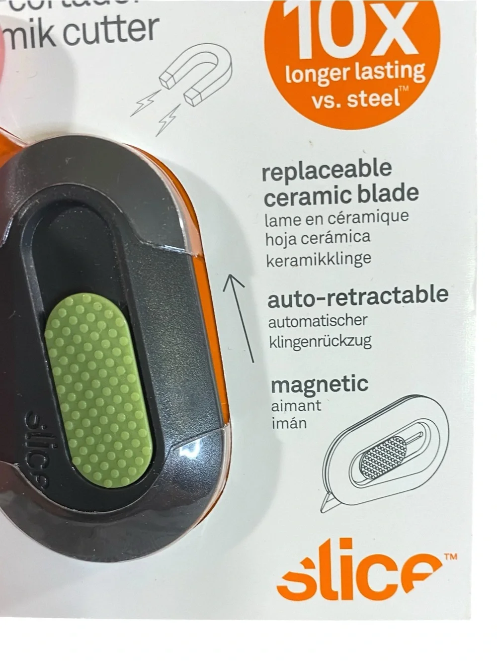 Craft Tool NWT Ceramic Blade Mini Cutter Replaceable Blades Retractable